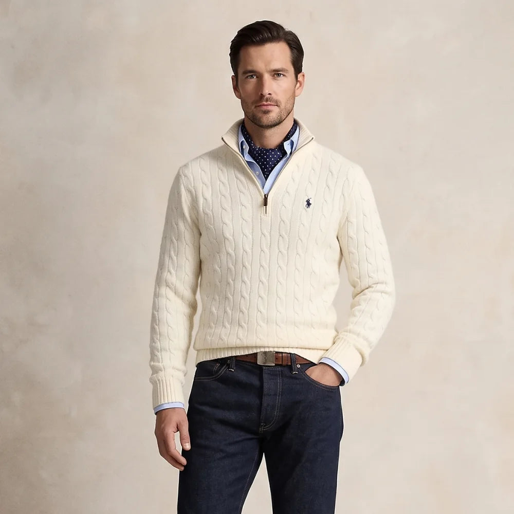 Le Pull Col Zippé