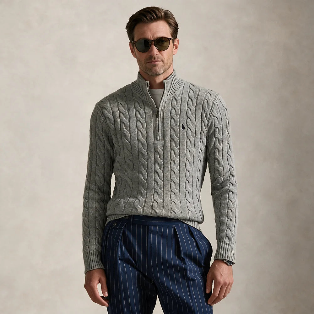 Le Pull Col Zippé
